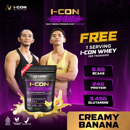 NEW SIZE 2LB | Icon Whey Protein Terbaik | Post Workout Nutrition