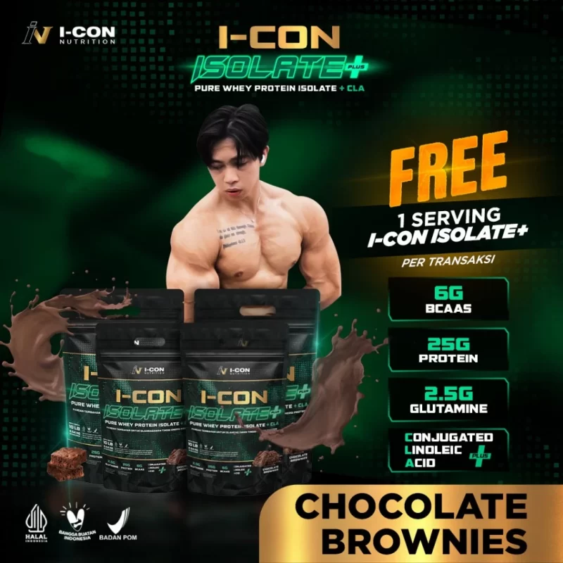 Paket Isi 4 Icon Nutrition Whey Isolate Plus 10Lbs | Nutrisi Fitness Terbaik