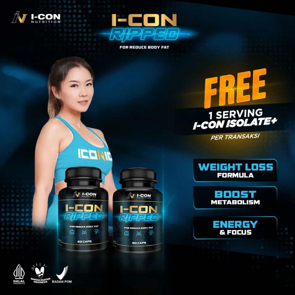 Paket 2 I-CON Ripped | For Reduce Body Fat