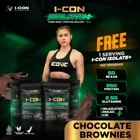 Paket Isi 4 Icon Nutrition Whey Isolate Plus 5Lbs | Nutrisi Fitness Terbaik