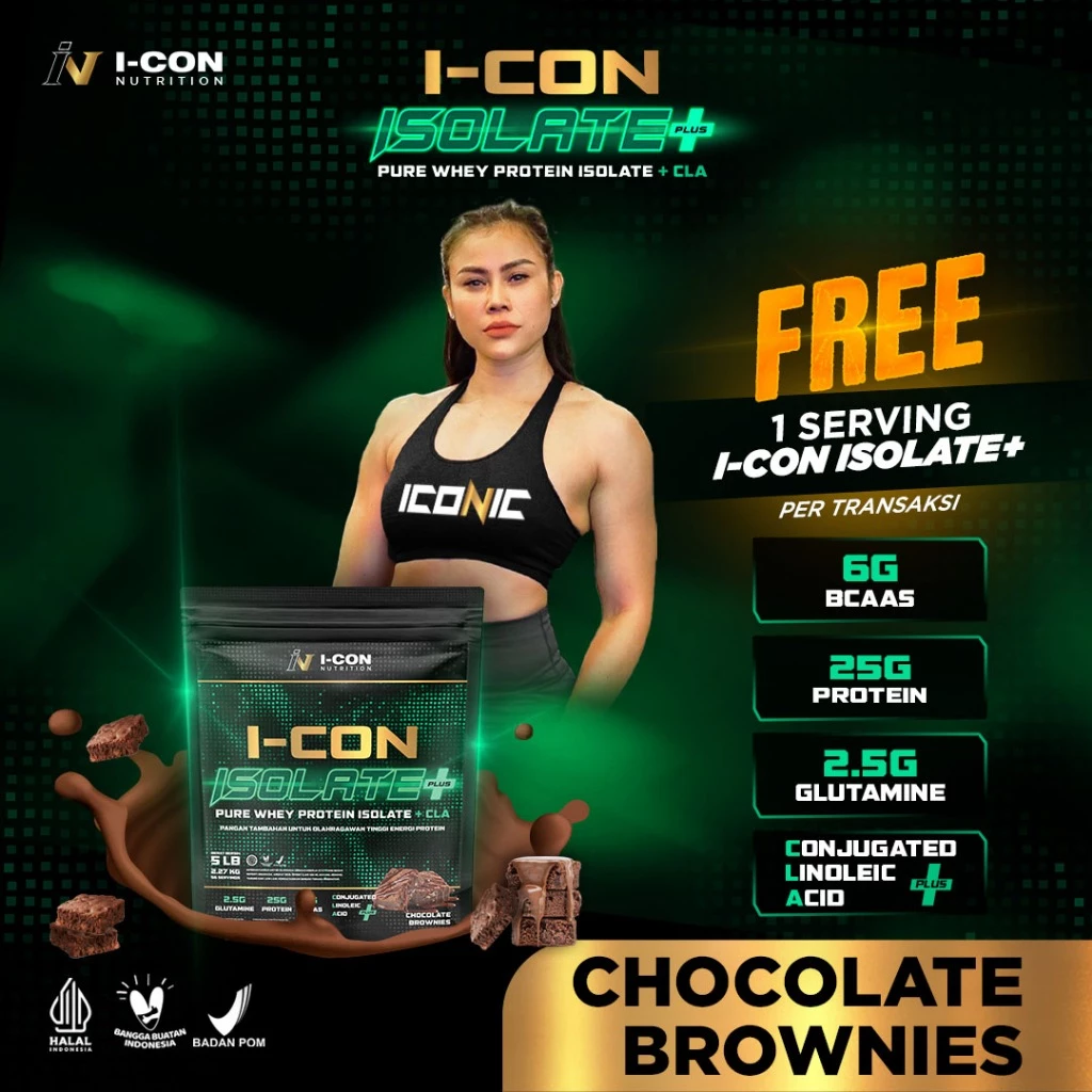 Icon Nutrition Whey Isolate Plus 5Lbs | Nutrisi Fitness Terbaik