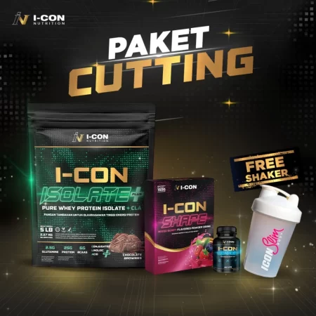 I-CON NUTRITION Paket Cutting | I-CON ISOLATE +CLA 5LB, I-CON RIPPED, I-CON SHAPE MIX BERRY